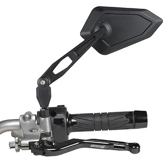 Coppia Specchietti Retrovisore Moto Chaft Modello Fine Nero Prezzo Di Fabbrica