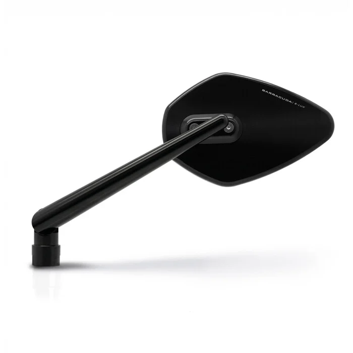Scelto Dai Clienti Coppia Specchietti Retrovisori Moto BARRACUDA SKIN-X B-Lux Universali Nero