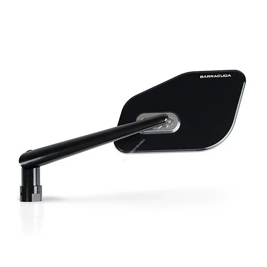Coppia Specchietti Retrovisori Moto BARRACUDA SKIN-Z B-Lux Universali Nero Compra Adesso