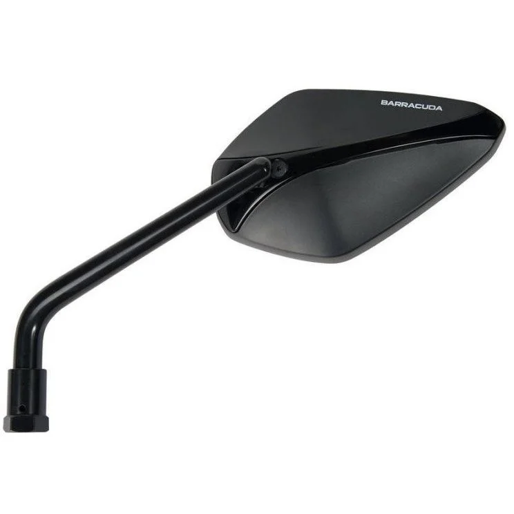 A Buon Prezzo Coppia Specchi Retrovisori Moto Barracuda A-VERSION Nero
