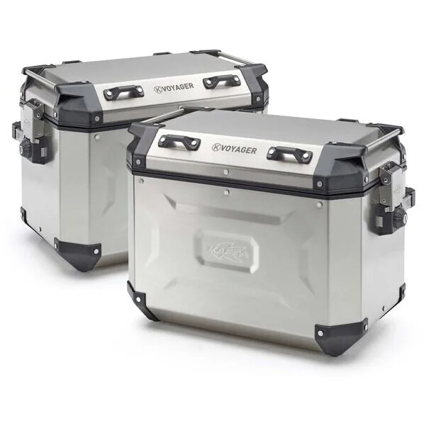 Di Tendenza Coppia Valigie Laterali Kappa KVG48A K'VOYAGER Alluminio - MONOKEY CAM SIDE
