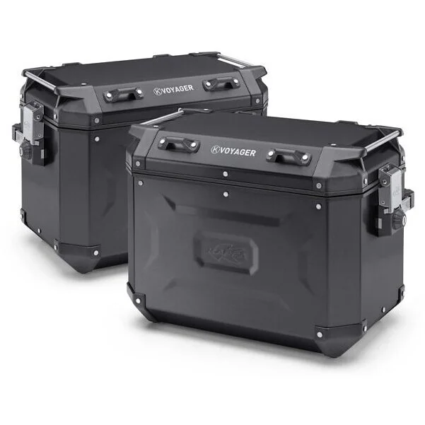 Pagamento Sicuro Coppia Valigie Laterali Kappa KVG48B K'VOYAGER Alluminio Verniciato - MONOKEY CAM SIDE