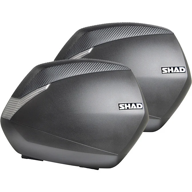 Scelto Dai Clienti Coppia Valigie Moto Laterali Shad SH36 Nero Carbon Look - 4p & 3P System
