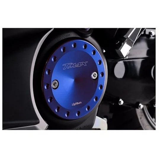 Copricarter in Ergal LighTech per Yamaha T-MAX 530-500 Blu (coppia) Non Perdere