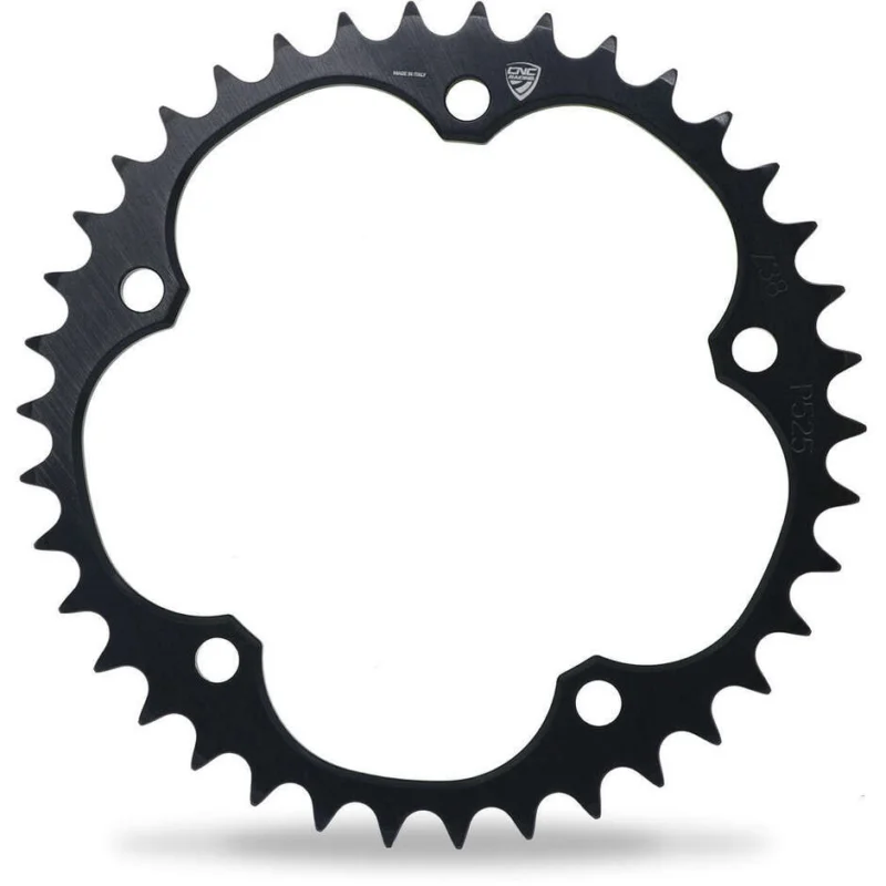 Corona componibile Z45 P525 5 fori Ducati CNC Racing Nero Quantità Limitata
