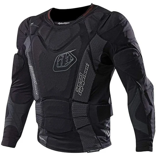 Pagamento Sicuro Corpetto Protettivo Moto Cross Enduro Troy Lee Design UPL7855 HW LS Nero
