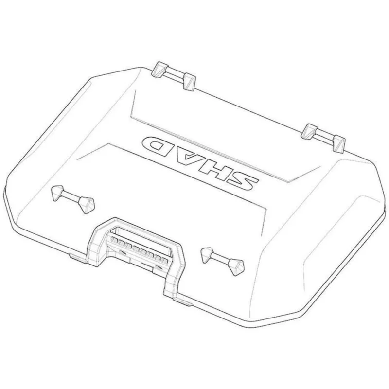 Cover Bauletto Shad Top Case TERRA Alluminio Nero Ordina Subito