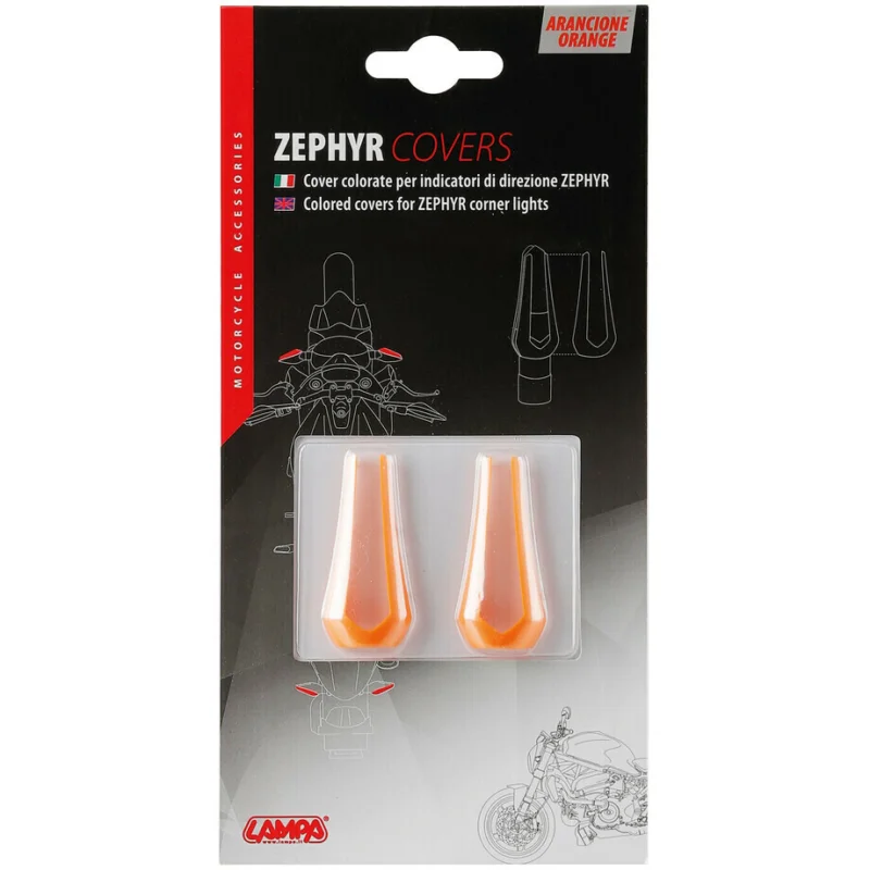 Cover Colorate per Frecce Lampa Modello Zephyr Arancio Affare