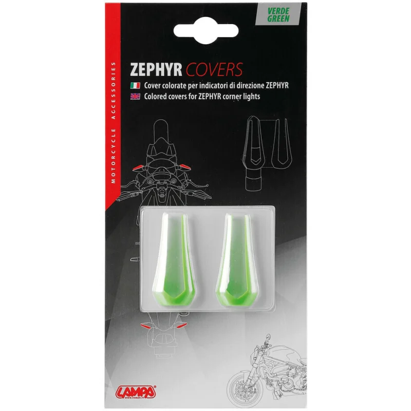 Cover Colorate per Frecce Lampa Modello Zephyr Verde Occasione Imperdibile