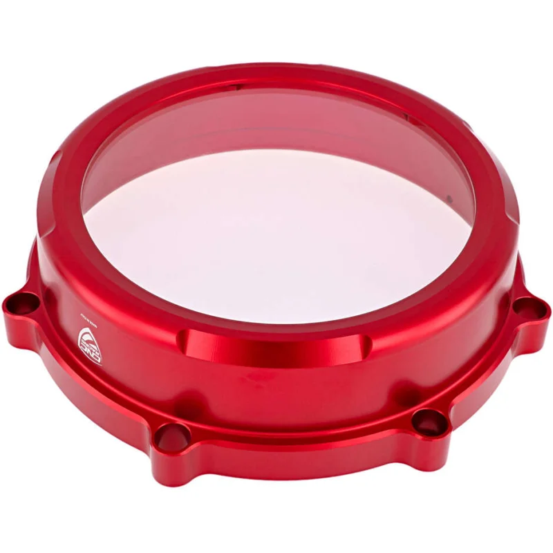 Subito Disponibile Cover trasparente frizioni a secco CA400 Ducati CNC Racing Rosso