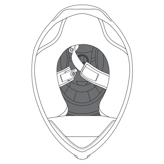 Cuffia Interna Crown Pad Per Casco Agv K5 S - Taglia XXL (Ece 22.05) Prezzo Conveniente