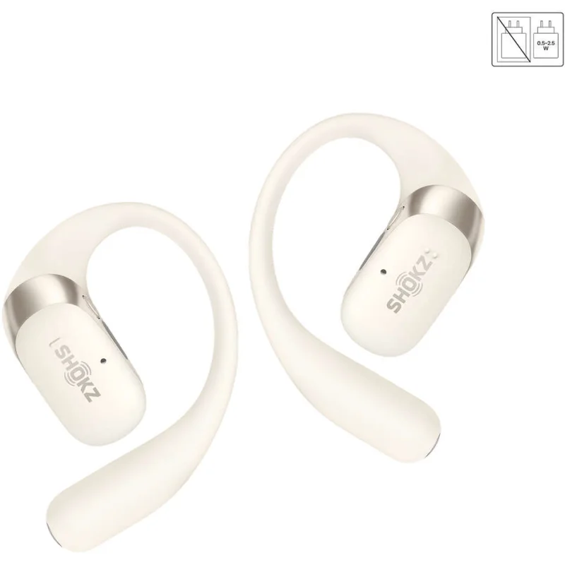 Spedizione Gratuita Cuffie A Conduzione Ossea Shokz Openfit 2 Beige