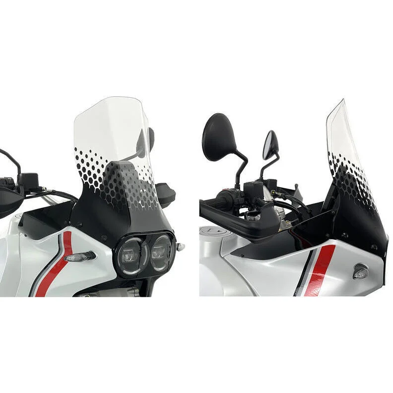 Cupolino Adventure Ducati DesertX Trasparente CNC Racing Spedito Oggi