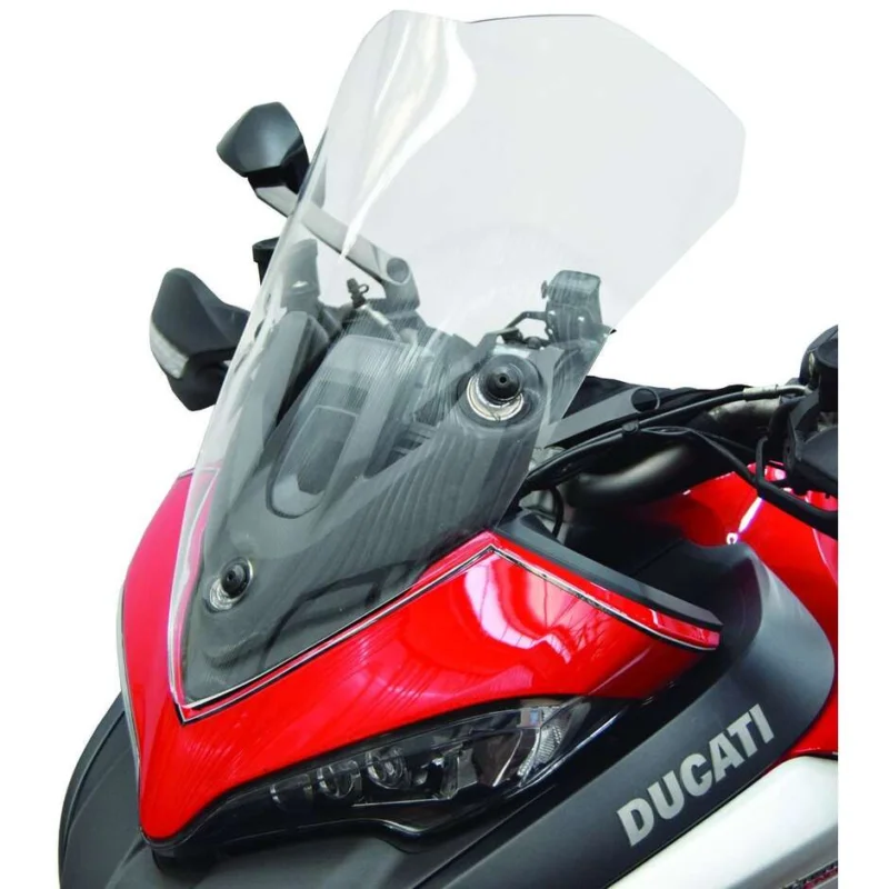Cupolino Alto Isotta Per Ducati Multistrada 1200 Enduro dal 2015 Fumè Chiaro Offerta Limitata