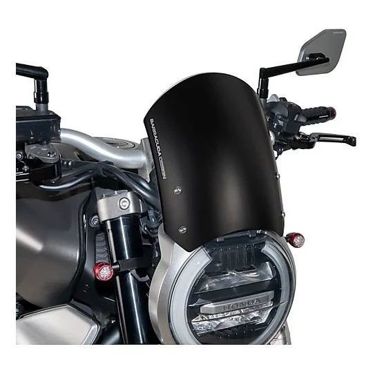 Cupolino Classic Alluminio Moto Barracuda HN1300-18B Nero Specifico per Honda CB 1000R (2018-20)/ CB 650r (2019-20) Solo Oggi