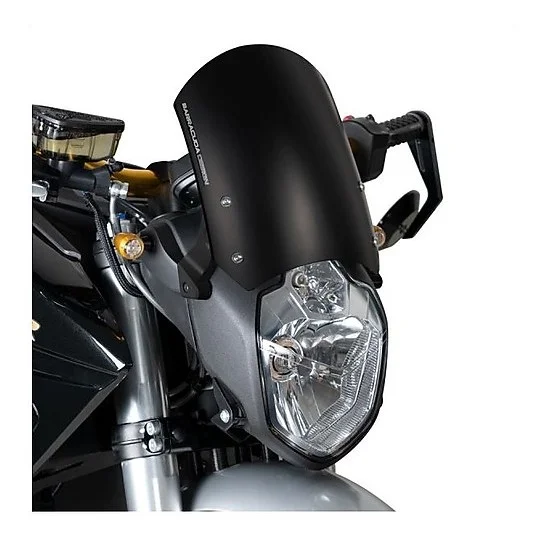 Solo Oggi Cupolino Classic in Alluminio Nero Barracuda Specifico per Zero Motorcycles Zero DS