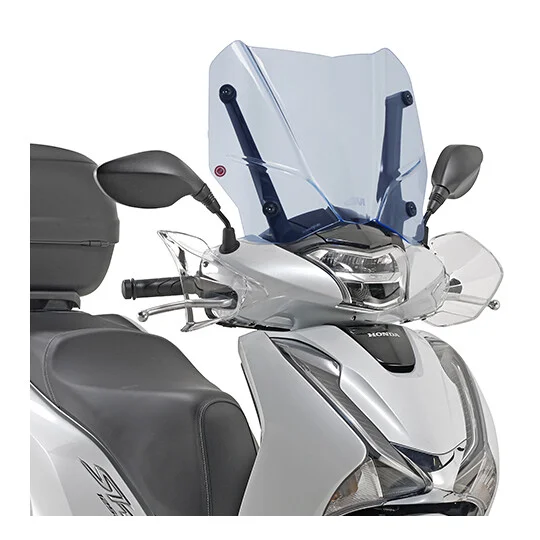 Cupolino "ICE" da montare sugli attacchi del parabrezza originale optional Honda Givi D1155BL Per HONDA SH 125i-150i (17 > 19) Bestseller