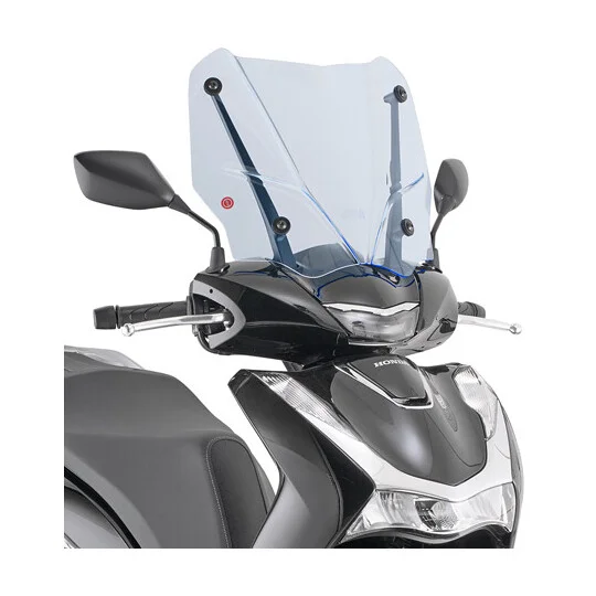Prezzo Ridotto Cupolino "ICE" Givi D1181BL Per HONDA SH 125-150 (20 > 24) da montare sugli attacchi del parabrezza originale optional Honda