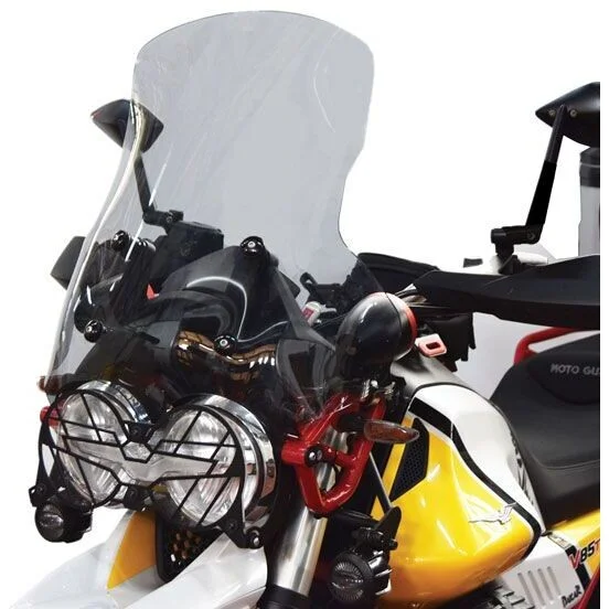 Ultime Pezzi Cupolino Isotta Alta Protezione Moto Guzzi v85 TT 2019 - 2022 Fumè Chiaro