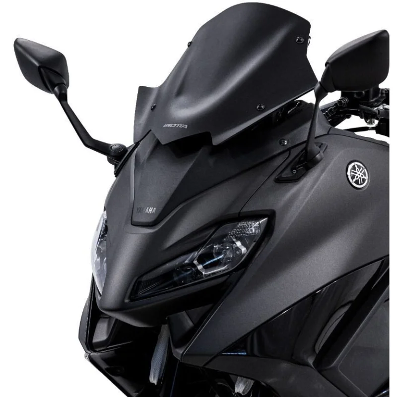 Cupolino Isotta Basso Aerodynamic Sport Plus YAMAHA T-MAX 560 Dal 2024 Nero Opaco Scelto Dai Clienti