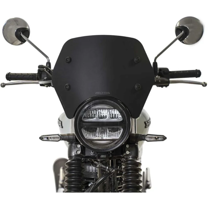 Nuova Collezione Cupolino Isotta Basso Per HONDA GB350 S Nero Opaco