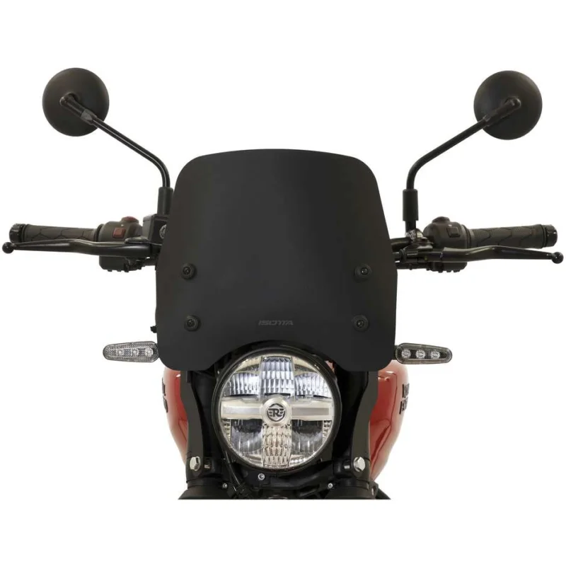Popolare Cupolino Isotta Basso Per ROYAL ENFIELD Guerrilla 450 Nero Opaco