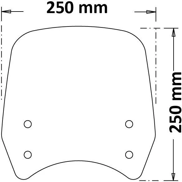Cupolino Isotta ROYAL ENFIELD METEOR 350 FIREBALL Dal 2021 Fumè Scuro Più Venduto