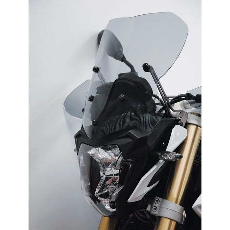 Cupolino Media Protezione Isotta Per BMW F 800 R 2015 > 2019 Su Attacchi Originali Trasparente Prezzo Ridotto