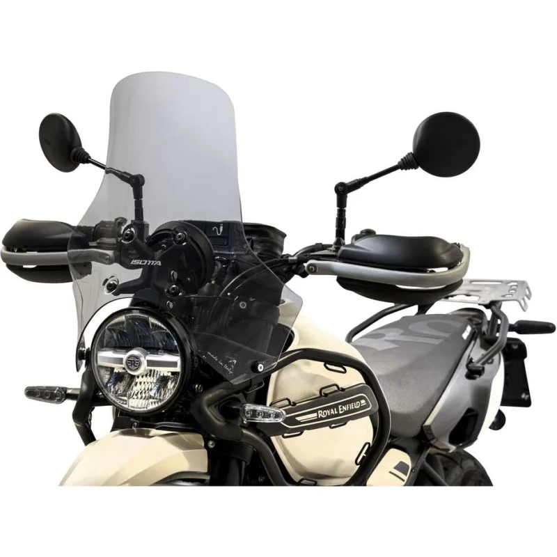 Cupolino Moto Alta Protezione Isotta Per Royal Enfield Himalayan 450 Fumè Chiaro Di Tendenza