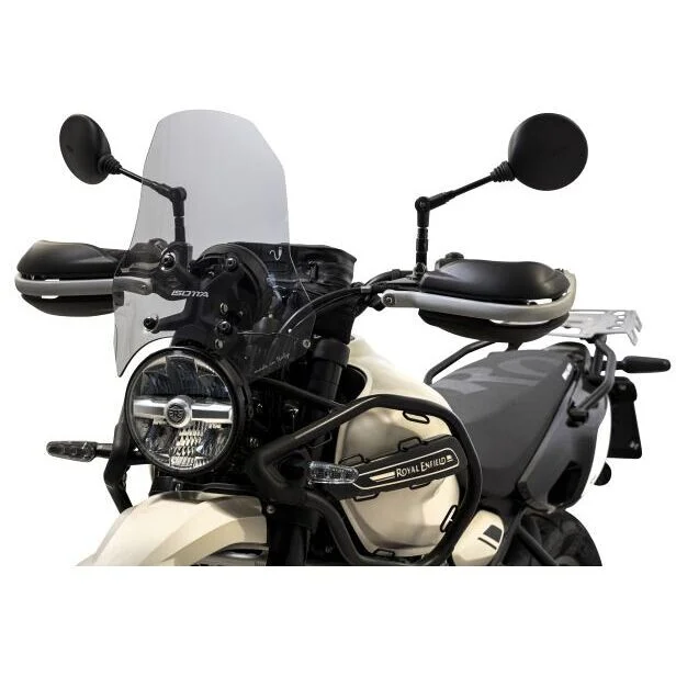 Cupolino Moto Rally Basso Isotta Per Royal Enfield Himalayan 450 Fumè Chiaro Prezzo Scontato