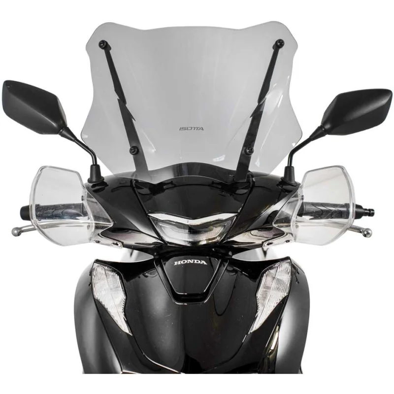 Pagamento Sicuro Cupolino Scooter Isotta City Sport Per HONDA SH 125i / 350iDal 2025 Fumè Chiaro