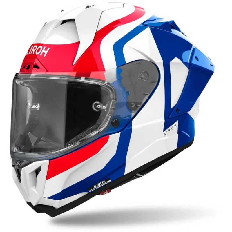 Super Prezzo Airoh GP 800 COMPETITION Full Face Motorcycle Helmet Blue Red Glossy