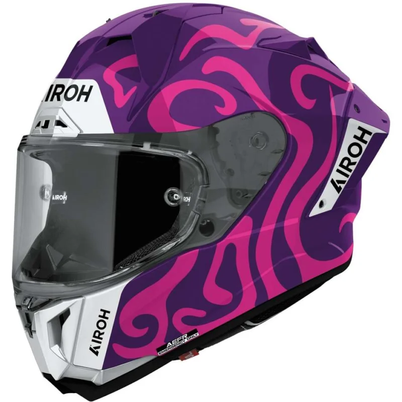 Airoh GP 800 SWAIN Full Face Motorcycle Helmet, Glossy Purple Scelto Dai Clienti