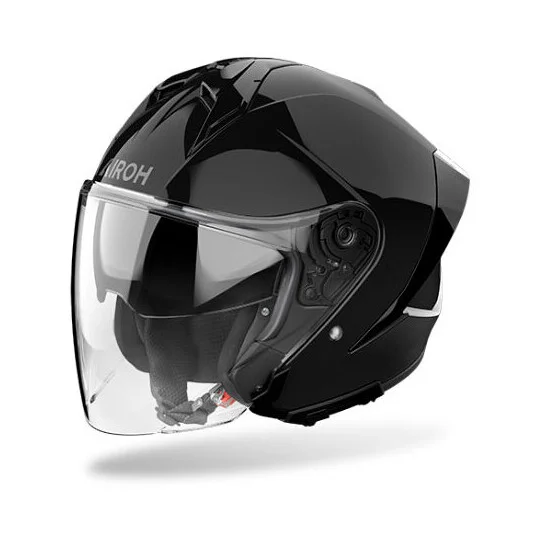 Nuova Collezione Airoh H21 COLOR Jet Motorcycle Helmet Gloss Black