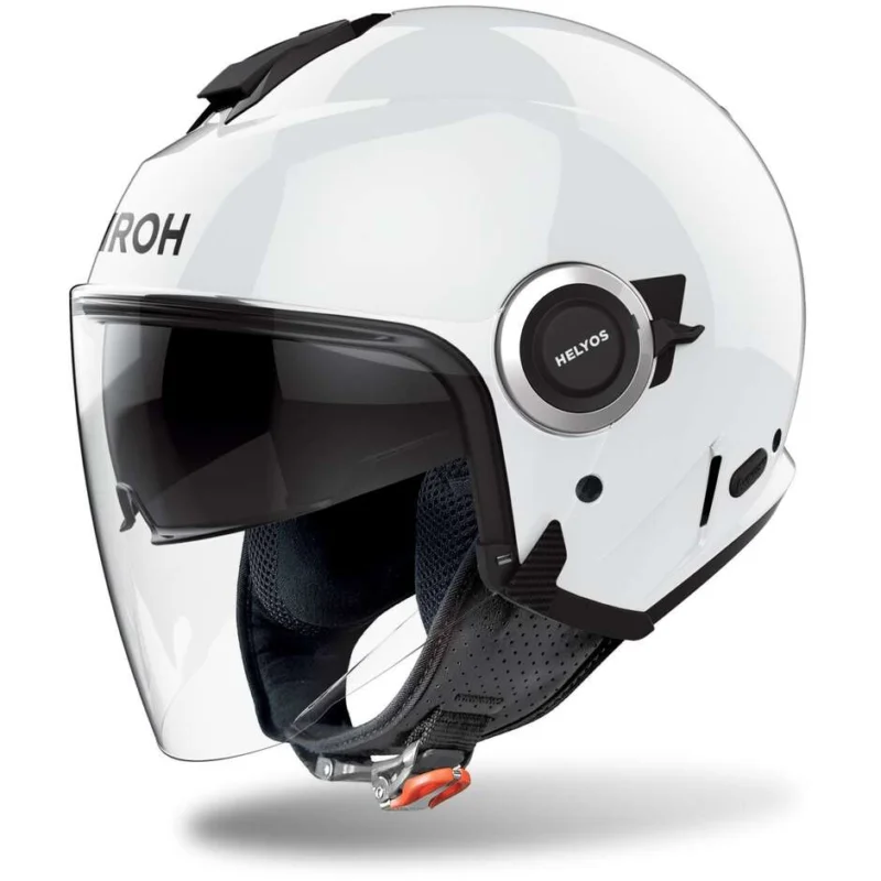 Compra Adesso Airoh HELYOS COLOR Jet Motorcycle Helmet Glossy White