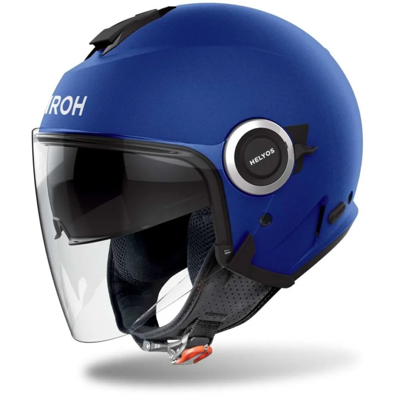 Airoh HELYOS COLOR Jet Motorcycle Helmet Matt Blue Super Prezzo