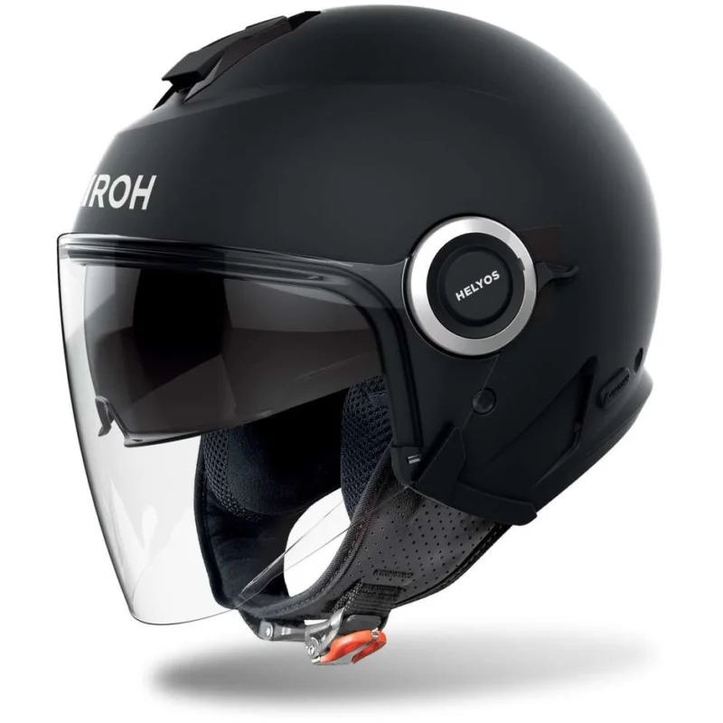 Airoh HELYOS COLOR Matt Black Motorcycle Jet Helmet Non Perdere