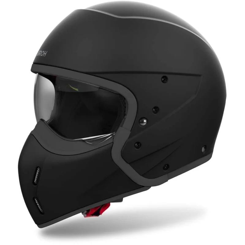 Airoh J110 COLOR Matt Black Motorcycle Jet Helmet Scelto Dai Clienti