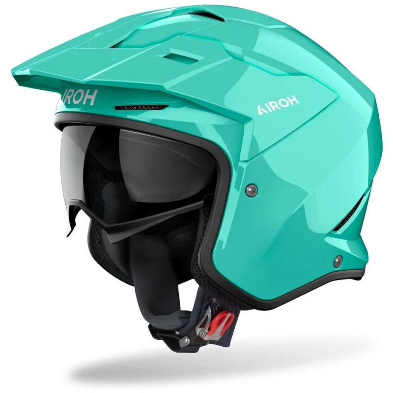 Prezzo Basso Airoh KOMBAKT COLOR Glossy Aquamarine Jet Motorcycle Helmet