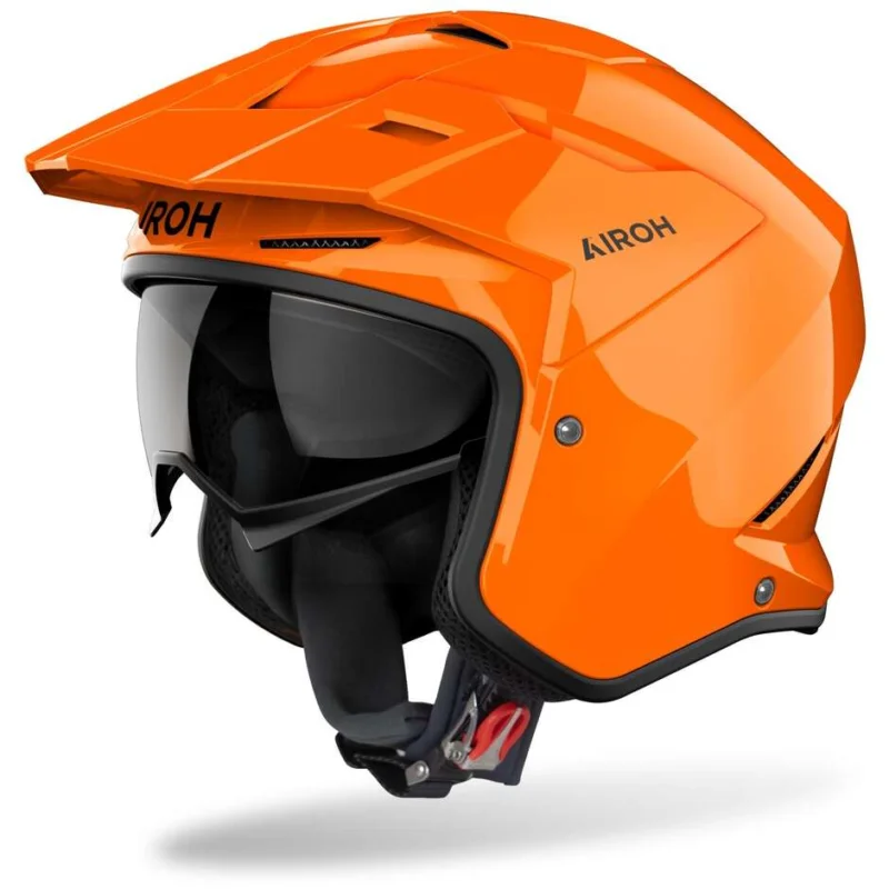 Airoh KOMBAKT COLOR Glossy Orange Motorcycle Jet Helmet Sconto