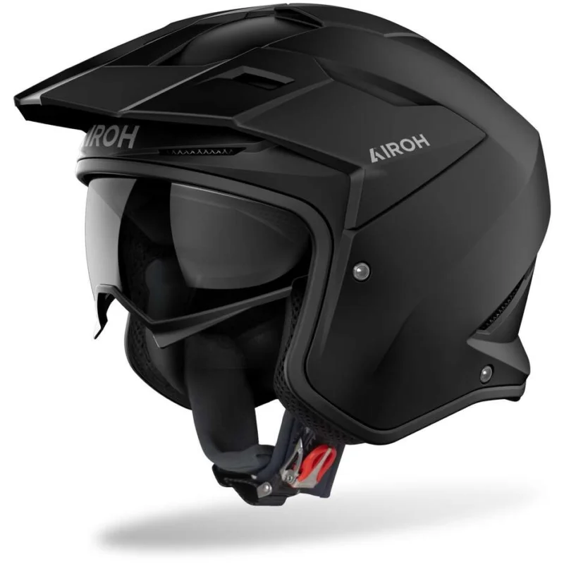 Airoh KOMBAKT COLOR Matt Black Motorcycle Jet Helmet Occasione