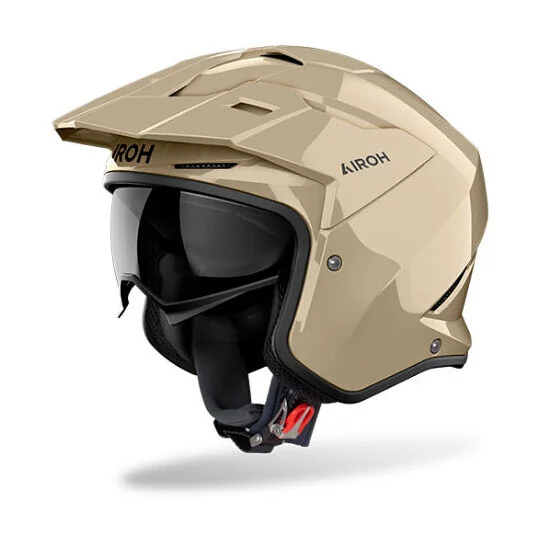 Airoh KOMBAKT COLOR MOCHA GLOW Glossy Jet Motorcycle Helmet Compra Oggi Stesso