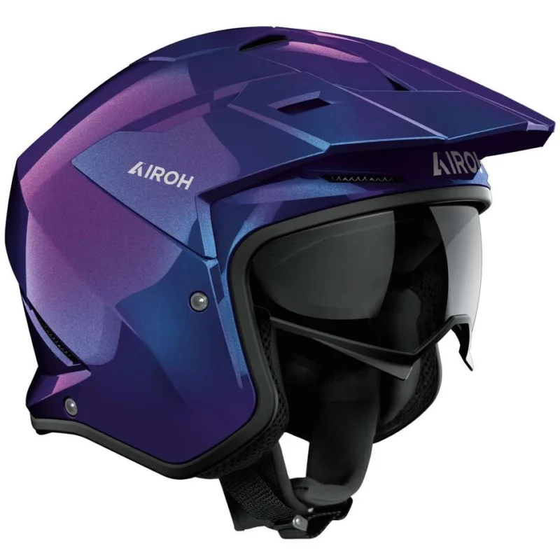 Di Tendenza Airoh KOMBAKT SHIMMER Glossy Jet Motorcycle Helmet