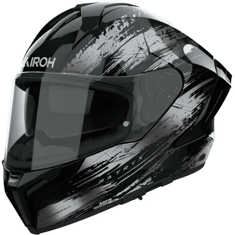 Offerta Airoh MATRYX REFLEX Full Face Motorcycle Helmet, Glossy Grey