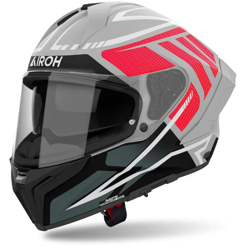 Vendita Finale Airoh MATRYX RIDER Full Face Motorcycle Helmet Matt Red