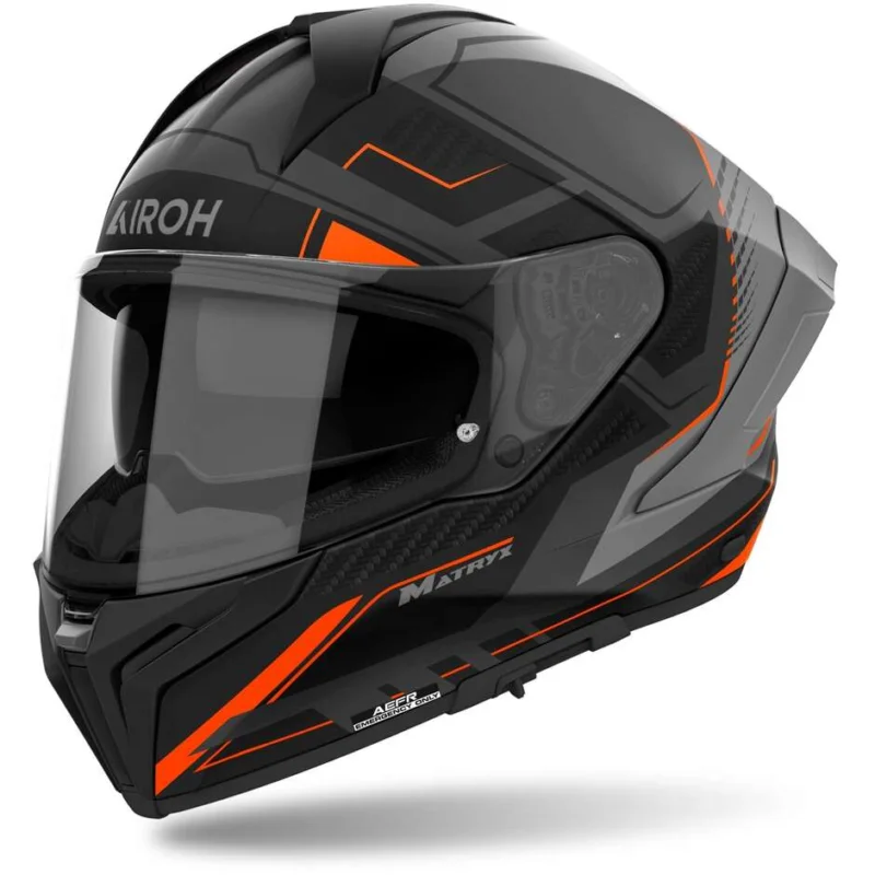 Bestseller Airoh MATRYX ROCKET Full Face Motorcycle Helmet Matt Orange