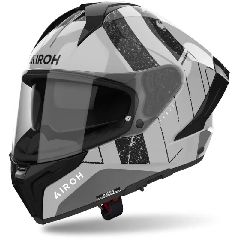 Più Venduto Airoh MATRYX SCOPE Full Face Motorcycle Helmet Glossy Light Grey