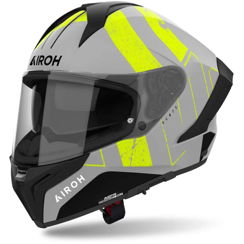 Ultimissimo Modello Airoh MATRYX SCOPE Full Face Motorcycle Helmet Matt Yellow