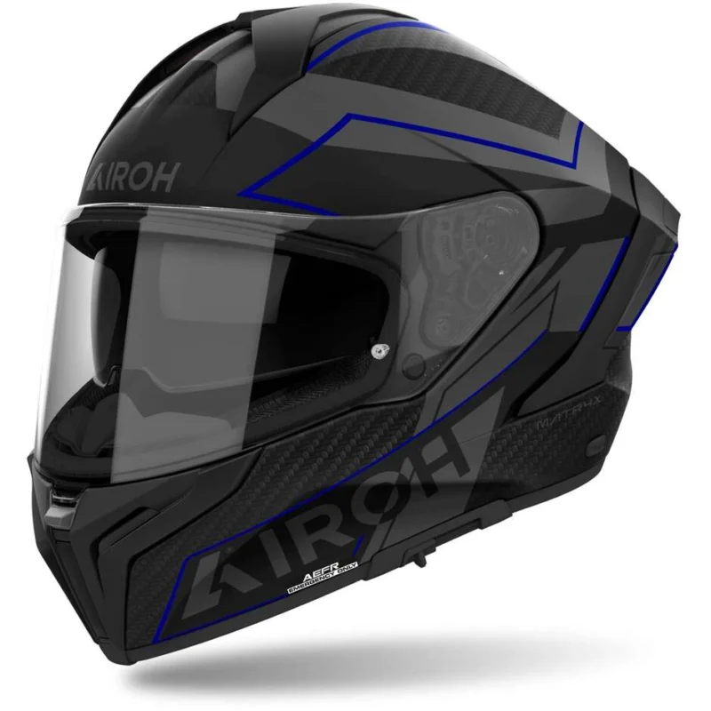 Non Perdere Airoh MATRYX SENTINEL Full Face Motorcycle Helmet Matt Blue