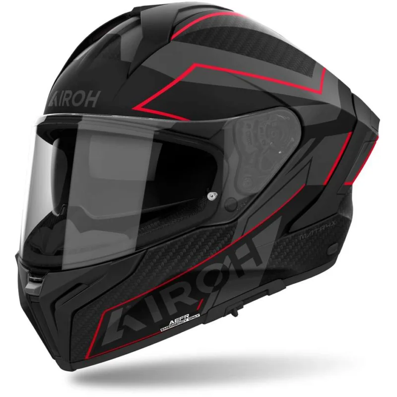 Airoh MATRYX SENTINEL Full Face Motorcycle Helmet Matt Red Prezzo Di Fabbrica